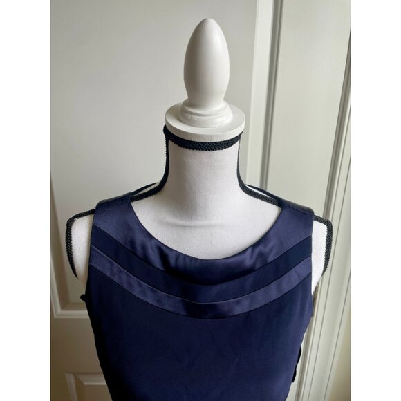 Jones New York Evening Navy Gown - Size 8P - Picture 5 of 8